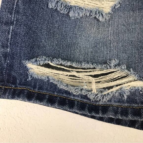 NWT Joe's Jeans Distressed Ryla Festival Summer Mid-High Rise Denim Shorts 26 - Picture 11 of 12